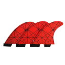 サーフィン フィン マリンスポーツ Surfboard Tail Thruster 3Pcs Honeycomb Fiberglass Tail Rudder ...
