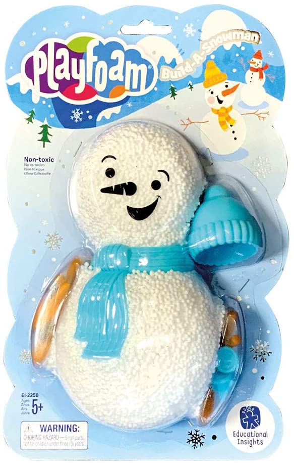 知育玩具 パズル ブロック ラーニングリソース 【送料無料】Learning Resources ESP2251UK Playfoam Build-a-Snowman, Set of 10 Child-Friendly, Never Dries Out, Sensory, Shaping Fun, Arts amp; Crafts for Kids, 知育玩具 パズル ブロック ラーニングリソース