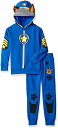 パウパトロール 子供服 パーカー ズボンセット 2T 日本サイズ95相当 チェイス ブルー キッズ ファッション 男の子 女の子 耳つきフード