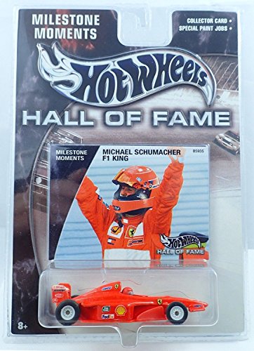 ホットウィール マテル ミニカー ホットウイール 2004 Hot Wheels Hall of Fame Milestone Moments Michael Schumacher F1 Racer Redホットウィール マテル ミニカー ホットウイール