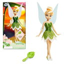 ディズニープリンセス Disney Store Official Disney Princess Classic Doll (Tinker Bell from Peter Pan), 11 Inches, Includes Brush with Molded Details, Fully Posable Toy in Classic Outfit - Disney Princess Toys for Girlsディズニープリンセス
