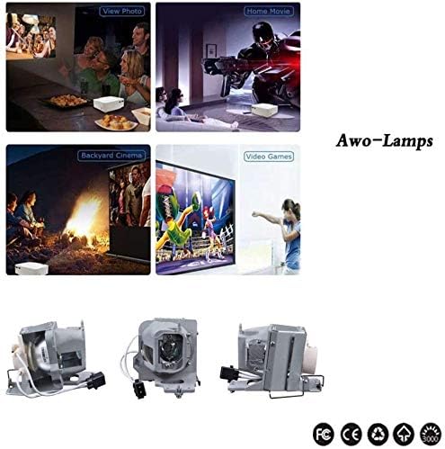 プロジェクターランプ ホームシアター テレビ 海外 輸入 【送料無料】AWO Original Projector Lamp Bulb BL-FU200D / SP.7D101GC01 with Housing Fit for OPTOMA DW318e,H116ST,H184X,S322e,S334e,S342e,S3プロジェクターランプ ホームシアター テレビ 海外 輸入