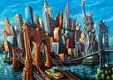 ジグソーパズル 海外製 1000ピース ウェルカムトゥニューヨーク 約70x50センチ 絵画・アート Ravensburger