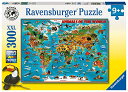 ジグソーパズル 海外製 アメリカ Ravensburger Animals of The World 300 Piece XXL Jigsaw Puzzle f...