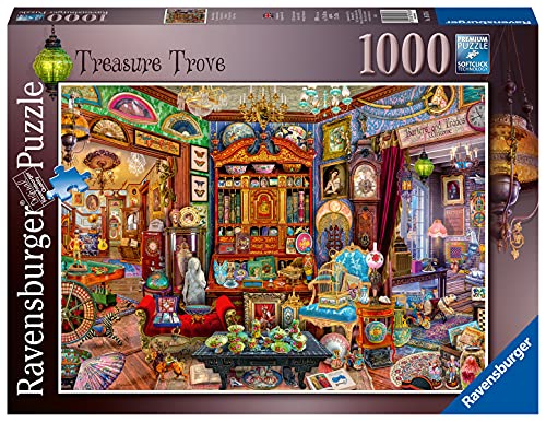 ジグソーパズル 海外製 1000ピース 宝の山 Treasure Trove エイミー・スチュワート 約70x50センチ 絵画・アート Ravensburger