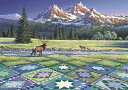 ジグソーパズル 海外製 アメリカ Ravensburger Mountain Quiltscape 300 Piece Large Format Jigsaw ...