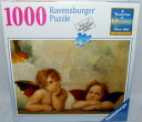 ジグソーパズル 海外製 1000ピース ラファエロ ケルビム 絵画・アート Ravensburgers