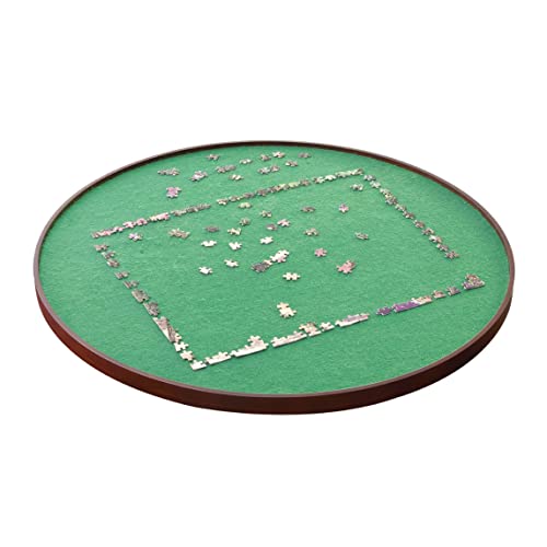 ジグソーパズル 海外製 アメリカ Bits and Pieces - Round Spinning Lazy Susan Puzzle Table - Rotating Jigsaw Puzzle Spinner Table - Puzzle Accessories - Fits 1000 Piece Puzzles - 34