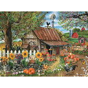 angelica㤨֥ѥ  ꥫ Bits and Pieces - Bountiful Meadows Farm 300 Piece Jigsaw Puzzles for Adults - Each Puzzle Measures 18