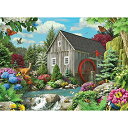 ジグソーパズル 海外製 アメリカ Bits and Pieces - 1500 Piece Jigsaw Puzzle - Country Mill - Wildlife Stream Puzzle - by Artist Alan Giana - 1500 pc Jigsawジグソーパズル 海外製 アメリカ