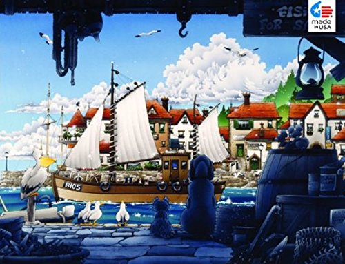 楽天angelicaジグソーパズル 海外製 アメリカ The Great Escape The Fishing Boat Sets Sail Jigsaw Puzzleジグソーパズル 海外製 アメリカ
