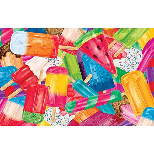 ѥ  ꥫ SUNSOUT INC - Popsicle - 100 pc Jigsaw Puzzle by Artist: Fiona Stokes-Gilbert - Finished Size 10