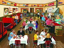 ジグソーパズル 海外製 アメリカ SUNSOUT INC - Downtown Cafe - 300 pc Jigsaw Puzzle by Artist: P...
