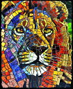 ジグソーパズル 海外製 アメリカ SUNSOUT INC - Stained Glass Lion - 1000 pc Jigsaw Puzzle by Artist: Cynthie Fisher - Finished Size 23 x 28 - MPN 70720ジグソーパズル 海外製 アメリカ