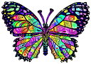 ジグソーパズル 海外製 アメリカ SUNSOUT INC - Stained Glass Butterfly - 1000 pc Special Shape Jigsaw Puzzle by Artist: Dean Russo - Finished Size 24 x 35 - MPN 97260ジグソーパズル 海外製 アメリカ