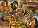 ジグソーパズル 海外製 アメリカ SUNSOUT INC - Big Cats of The Plains - 500 pc Jigsaw Puzzle by Artist: Cynthie Fisher - Finished Size 18 x 24 - MPN 70934ジグソーパズル 海外製 アメリカ