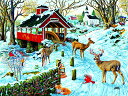 ジグソーパズル 海外製 アメリカ SUNSOUT INC - End of Day Crossing - 300 pc Jigsaw Puzzle by Art...