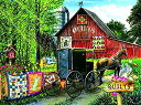 ジグソーパズル 海外製 アメリカ SUNSOUT INC - Amish Quilt Sale - 1000 pc Jigsaw Puzzle by Artis...