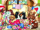 ジグソーパズル 海外製 アメリカ SUNSOUT INC - Puppies in The Kitchen - 300 pc Jigsaw Puzzle by ...