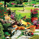 ジグソーパズル 海外製 アメリカ SUNSOUT INC - Garden Fishermen - 500 pc Jigsaw Puzzle by Artist...