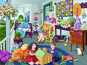 ジグソーパズル 海外製 アメリカ SUNSOUT INC - Visiting Grandma - 300 pc Jigsaw Puzzle by Artist...