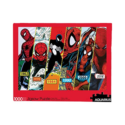 ѥ  ꥫ AQUARIUS Marvel Spider-Man Puzzle (1000 Piece Jigsaw Puzzle) - Glare Free - Precision Fit - Officially Licensed Marvel Merchandise &Collectibles - 20 x 28 Inchesѥ  ꥫ