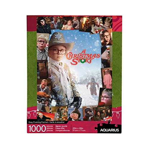 ѥ  ꥫ AQUARIUS A Christmas Story Puzzle (1000 Piece Jigsaw Puzzle) - Glare Free - Precision Fit - Officially Licensed Merchandise &Collectibles - 20 x 28 Inchesѥ  ꥫ