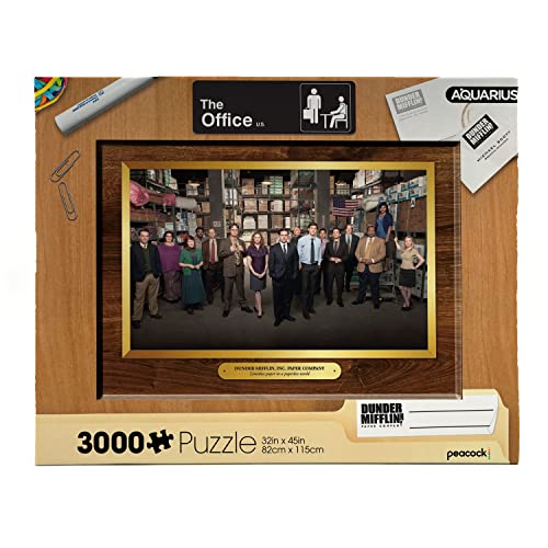 WO\[pY CO AJ Aquarius The Office Puzzle (3000 Piece Jigsaw Puzzle) - Officially Licensed The Office Merchandise & Collectibles - Glare Free - Precision Fit - 32 x 45 InchesWO\[pY CO AJ