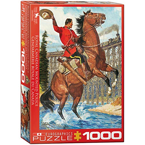 WO\[pY CO AJ EuroGraphics Rcmp Train Salute Puzzle (1000 Piece)WO\[pY CO AJ