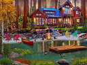 ジグソーパズル 海外製 アメリカ Vermont Christmas Company Cottage Life Jigsaw Puzzle 550 Pieceジグソーパズル 海外製 アメリカ