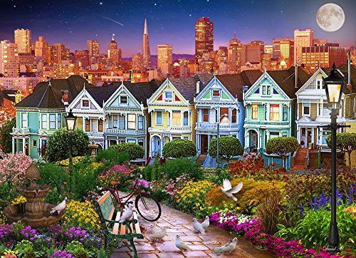 ジグソーパズル 海外製 アメリカ Vermont Christmas Company Painted Ladies of San Francisco Jigsa...