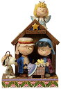 エネスコ Enescoピーナッツ クリスマスページェント 「クリスマスの祈り」 ジム・ショア 約19センチ 4042370 フィギュア インテリア 置物