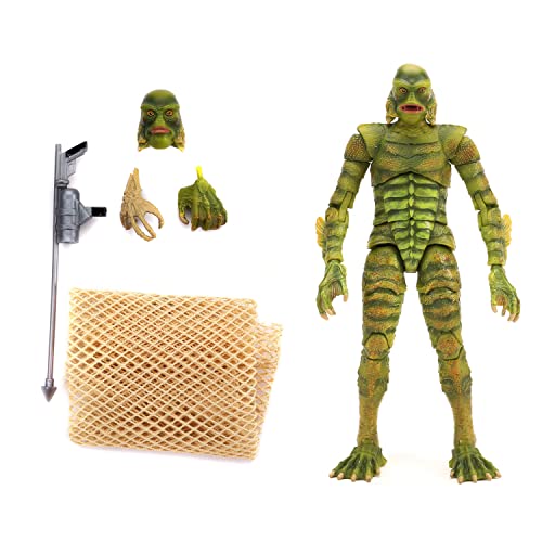 ジャダトイズ ミニカー ダイキャスト アメリカ Jada 253251017 Toys Universal Monsters Black Lagoon Creature 6” Deluxe Collector Figure, Green, Standard Sizeジャダトイズ ミニカー ダイキャスト アメリカ