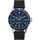 rv ^CbNX Y Timex Men's Navi XL 41mm Watch ? Stainless Steel Case Blue Dial with Black Silicone Straprv ^CbNX Y