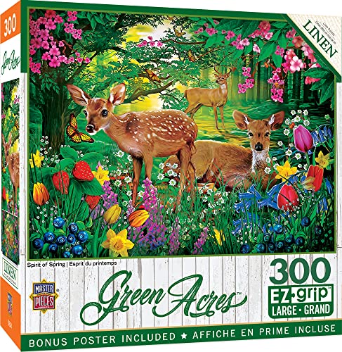 ジグソーパズル 海外製 アメリカ Masterpieces 300 Piece EZ Grip Jigsaw Puzzle - Spirit of Spring - 18"x24"ジグソーパズル 海外製 アメリカ