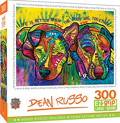 ジグソーパズル 海外製 アメリカ MasterPieces 300 Piece EZ Grip Jigsaw Puzzle - Partners in Crime - 18"x24"ジグソーパズル 海外製 アメリカ