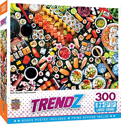 ジグソーパズル 海外製 アメリカ Masterpieces 300 Piece EZ Grip Jigsaw Puzzle - Sushi Surprise - 18"x24"ジグソーパズル 海外製 アメリカ