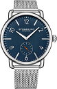 rv XgD[OIWi Y Stuhrling Original Mens Dress Watch with Stainless Steel Mesh Band - Quartz 42mm Classic Dress Watch (Blue)rv XgD[OIWi Y