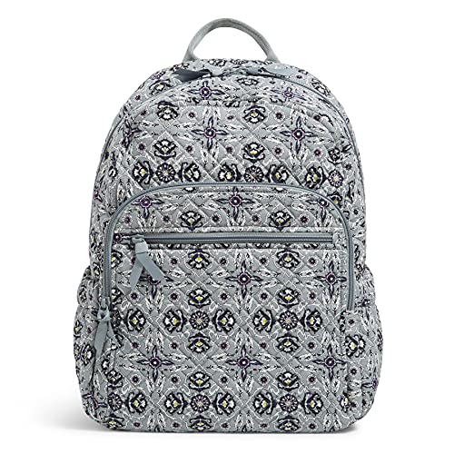 Fubh[ xubh[ AJ t_B}CA~ { Vera Bradley Women's Cotton Campus Backpack, Plaza Tile - Recycled Cotton, One SizeFubh[ xubh[ AJ t_B}CA~ {