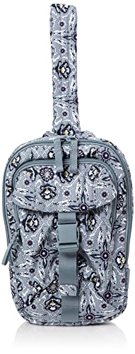 Fubh[ xubh[ AJ t_B}CA~ { Vera Bradley Women's Cotton Utility Sling Backpack, Plaza Tile - Recycled Cotton, One SizeFubh[ xubh[ AJ t_B}CA~ {