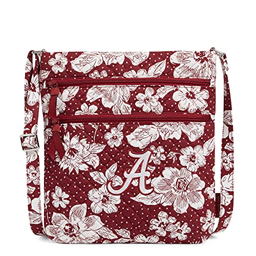 Fubh[ xubh[ AJ t_B}CA~ { Vera Bradley Women's Cotton Collegiate Triple Zip Hipster Crossbody Purse (Multiple Teams Available)Fubh[ xubh[ AJ t_B}CA~ {