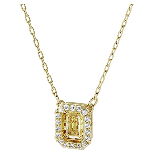 楽天angelicaスワロフスキー ネックレス クリスタル SWAROVSKI 海外モデル SWAROVSKI Millenia Dancing Crystal Pendant Necklace, Yellow Step-Cut Crystal Pendant with a Gold-Tone Finish Chain, from the Swarovskiスワロフスキー ネックレス クリスタル SWAROVSKI 海外モデル