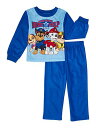 パウパトロール 子供服 パジャマ 長袖 2T 日本サイズ95相当 チェイス マーシャル ラブル スカイ 複数キャラクター ブルー キッズ ファッション 男の子 女の子 HERE TO HELP