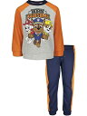 パウパトロール 子供服 長袖Tシャツ ズボン 3T 日本サイズ100相当 チェイス マーシャル ラブル 複数キャラクター グレー キッズ ファッション 女の子