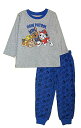 パウパトロール 子供服 長袖Tシャツ ズボンセット 2T 日本サイズ95相当 チェイス マーシャル ラブル 複数キャラクター グレー/ブルー キッズ ファッショ...