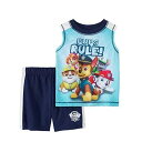 pEpg[ AJA q LbY t@bV Paw Patrol Pups Rule! Baby Boys Tank Top and Shorts Outfit Set (Newborn) BluepEpg[ AJA q LbY t@bV