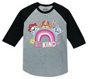 パウパトロール 子供服 七分袖Tシャツ 4T 日本サイズ110相当 スカイ エベレスト マーシャル 複数キャラクター グレー キッズ ファッション 男の子 女の子 BE KIND