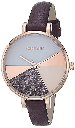 腕時計 ナインウェスト レディース Nine West Women's Japanese Quartz Dress Watch with Faux Leather..