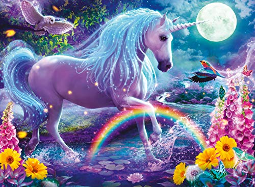 ジグソーパズル 海外製 アメリカ 【送料無料】Ravensburger Glitter Unicorn 100 Piece Jigsaw Puzzle for Kids - 12980 - Every Piece is Unique, Pieces Fit Together Perfectlyジグソーパズル 海外製 アメリカ