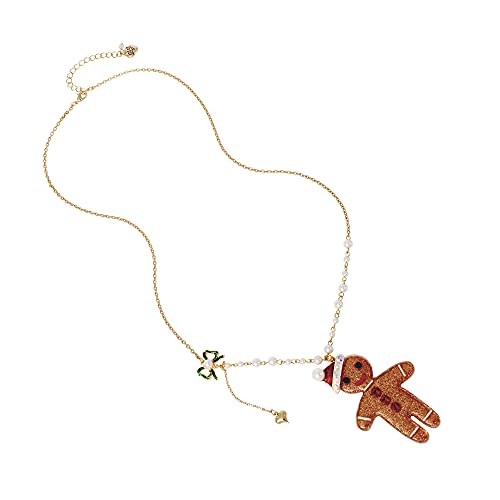 ベッツィ・ジョンソン ネックレス Betsey Johnson アメリカ 日本未発売 Betsey Johnson womens Gingerbread Pendant Long Necklace,Brown,373164GLD200ベッツィ・ジョンソン ネックレス Betsey Johnson アメリカ 日本未発売